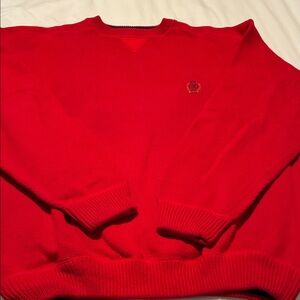 Tommy Hilfiger Red Crewneck Sweater